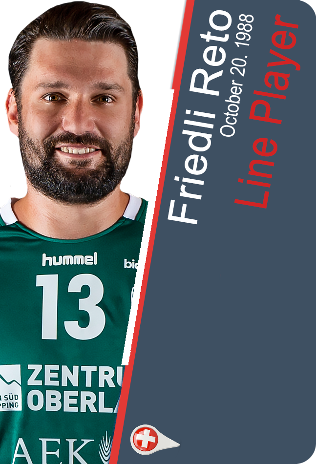 Friedli Reto - Switzerland | Handball - Hall of Fame