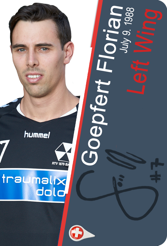 Goepfert Florian - Switzerland | Handball - Hall of Fame