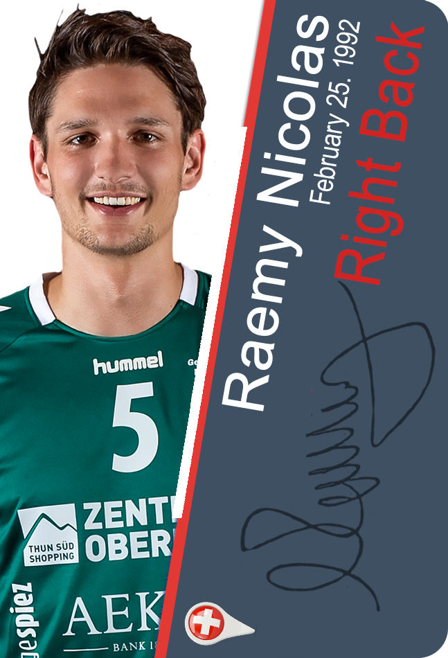 Raemy Nicolas - Switzerland | Handball - Hall of Fame