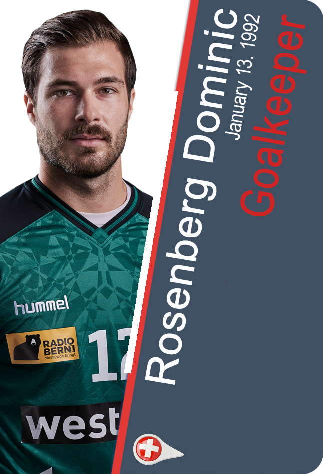 Rosenberg Dominic - Switzerland | Handball - Hall of Fame