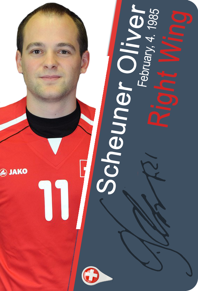 Scheuner Oliver - Switzerland | Handball - Hall of Fame